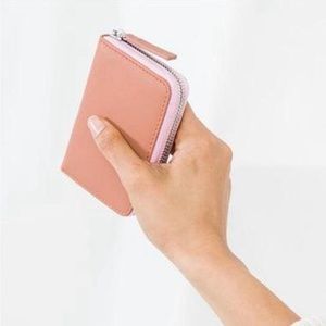 Baggu Leather Short Wallet